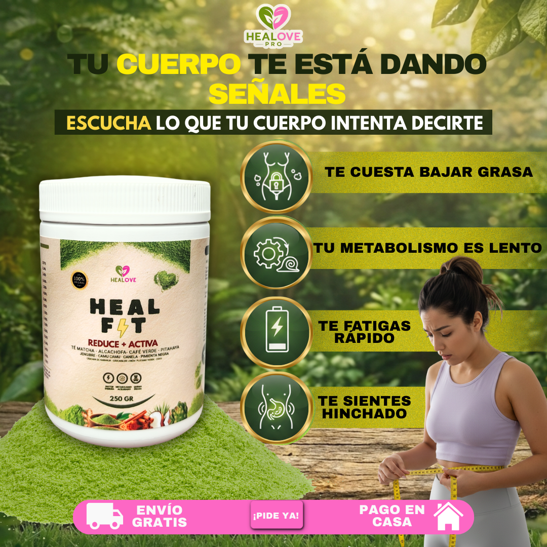 HEAL FIT (TÉ MATCHA QUE REDUCE Y ACTIVA)